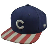 Chicago Cubs New Era 9FIFTY MLB Full Flagger Snapback Hat