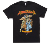 Airbourne Heavy Metal World Tour 2022 Concert Black T-Shirt