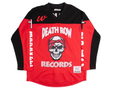 Death Row Records Tupac Shakur Red & Black Hockey Jersey by Headgear Classics