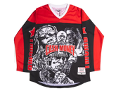 Cash Money Records Lil Wayne Red & Black Hockey Jersey by Headgear Classics