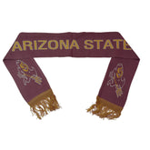 Arizona State Sun Devils NCAA Team Knit Logo Winter Scarf