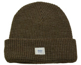 Katin Wade Waffle Knit Beanie Winter Watch Cap – Dark Brown Heather