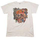 Street Fighter 2 Video Game Inspired Short Sleeve White T-shirt
