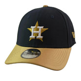 Houston Astros New Era 39THIRTY Gold Collection Flex Fit MLB Hat