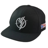 Wisin & Yandel Band Logo Puerto Rican Flag Snapback Hat - Official Merch!!