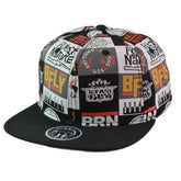 Born Fly "Flyest Nature" Hip Hop Inspired Graphic Snapback Hat - Iconic Streetwear!