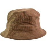 Katin Corduroy Script Logo Bucket Hat – Brown Retro Surf Style