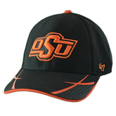 Oklahoma State Cowboys NCAA Team '47 MVP Sensei Black Adjustable Hat