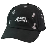 Broken Promises Fortune Black Dad Hat – Adjustable Streetwear Cap