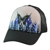 Vitriol Ziggy Butterfly Flame Trucker Hat – Mesh Back Snapback