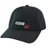 Converse Cons Loose "Lips" Black Relaxed Fit Dad Hat