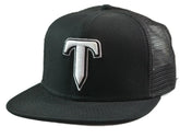 Torque Sports Striker Mixed Martial Arts Black Mesh Back Snapback Hat