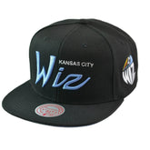 Kansas City Wiz Mitchell & Ness Historic Vintage Logo Since '96 Script Snapback