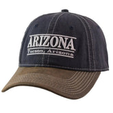 University of Arizona NCAA 3 Bar Team Logo 2 Tone Adjustable Hat by The Game