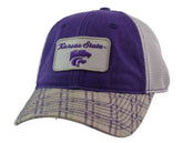 Kansas State Wildcats NCAA Plaid Bill Adjustable Hat by Signatures