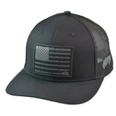 Hooey Liberty Roper Trucker Hat Black Mesh Snapback