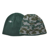 Easton Sports Green & Camo Reversible Knit Beanie Style Cap Winter Hat