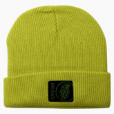 Grenade Max Beanie Slime Yellow Cuffed Ribbed Knit Beanie Watch Cap Winter Hat