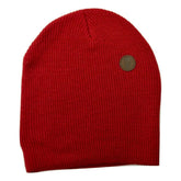 Grenade Thunder Dome Red Long Ribbed Knit Beanie Toque Style Winter Hat