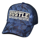 KB ETHOS Hustle 24/7 365 Blue Camouflage Trucker Style Cap