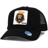 Animal Farm Style KB Ethos Lion King Black Mesh Trucker Hat