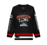 Primitive x My Hero Academia Black Hockey Jersey