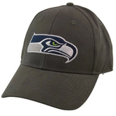 Seattle Seahawks NFL Team Apparel Structured Adjustable Gray NFL Football Hat
