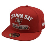 Tampa Bay Buccaneers Champa Bay New Era 59FIFTY NFL Red Fitted Hat