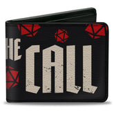 Dungeons & Dragons Heed the Call Officially Licensed Vegan Leather Bi-Fold Wallet