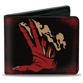 Dungeons & Dragons Finger of Death Officially Licensed Vegan Leather Bi-Fold Wallet