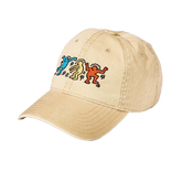 Keith Haring Dancing Figures Art Adjustable Khaki Strap Back Cap Hat