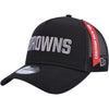 Cleveland Browns New Era x Alpha Industries Black Men's 9FORTY Trucker Snapback Hat