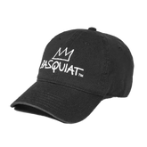 Basquiat King Pleasure Art Exhibit Crown Adjustable Black Strap Back Cap Hat