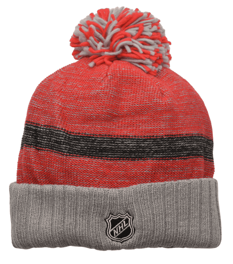 Calgary Flames Reebok NHL Hockey Locker Room Knit Beanie Pom Winter Hat  
