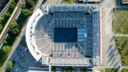 Arial View of a sports stadium