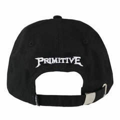 Primitive X Megadeth Vic Adjustable Black Strap Back Cap Dad Hat