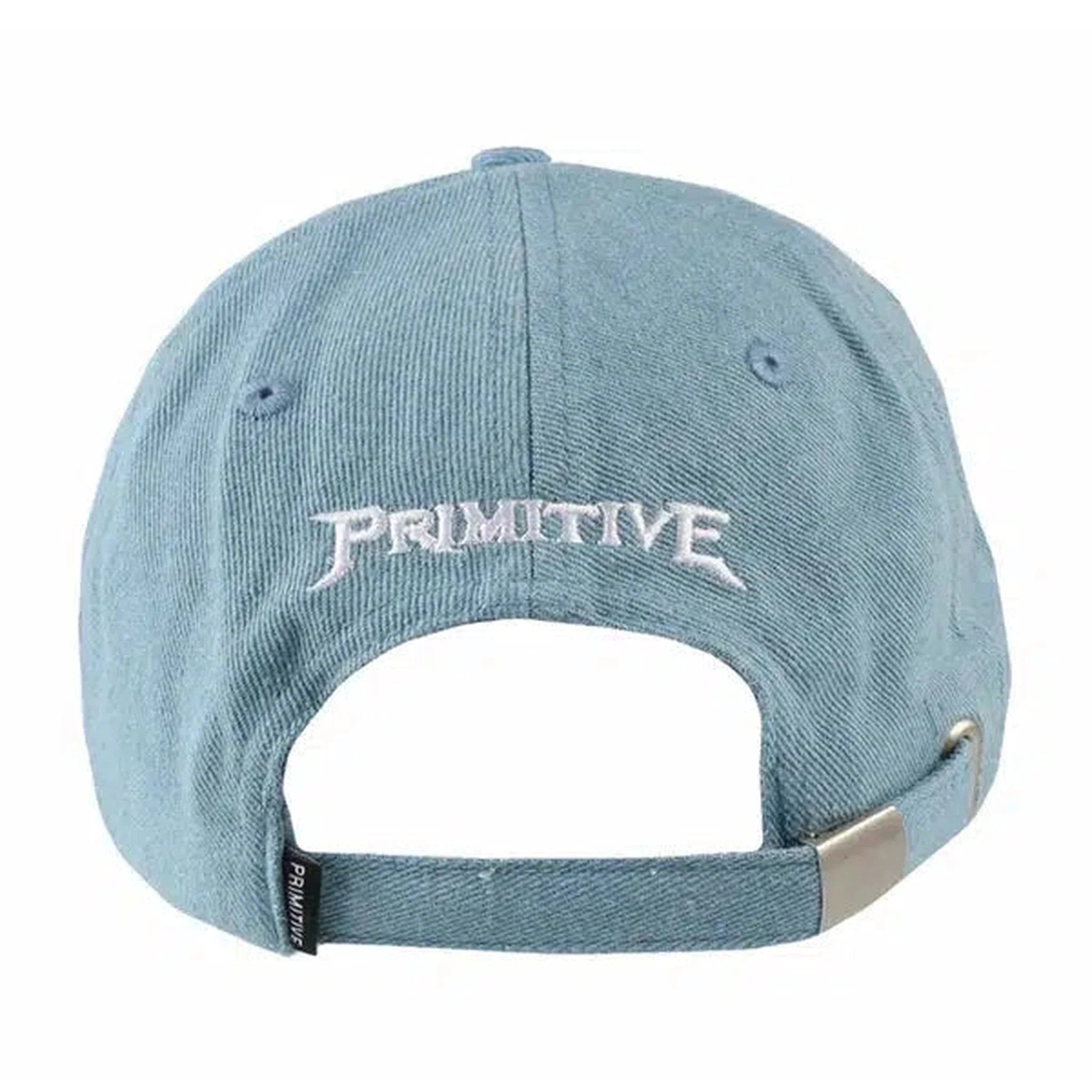 Primitive X Megadeth Vic Adjustable Denim Blue Strap Back Cap Dad Hat