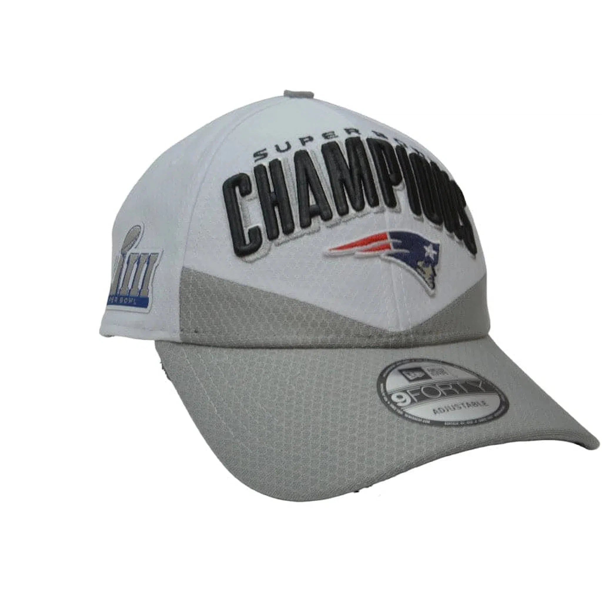 2019 NEW England Patriots Era 9FORTY Super Bowl 53 Champions Locker Hat Cap