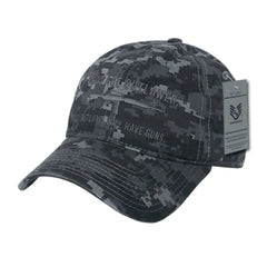 2nd Amendment "If Guns Are Outlawed Only Outlaws Will Have Guns" AR-15 Patriotic Relaxed Fit Nite Digi Camo Tactical Hat