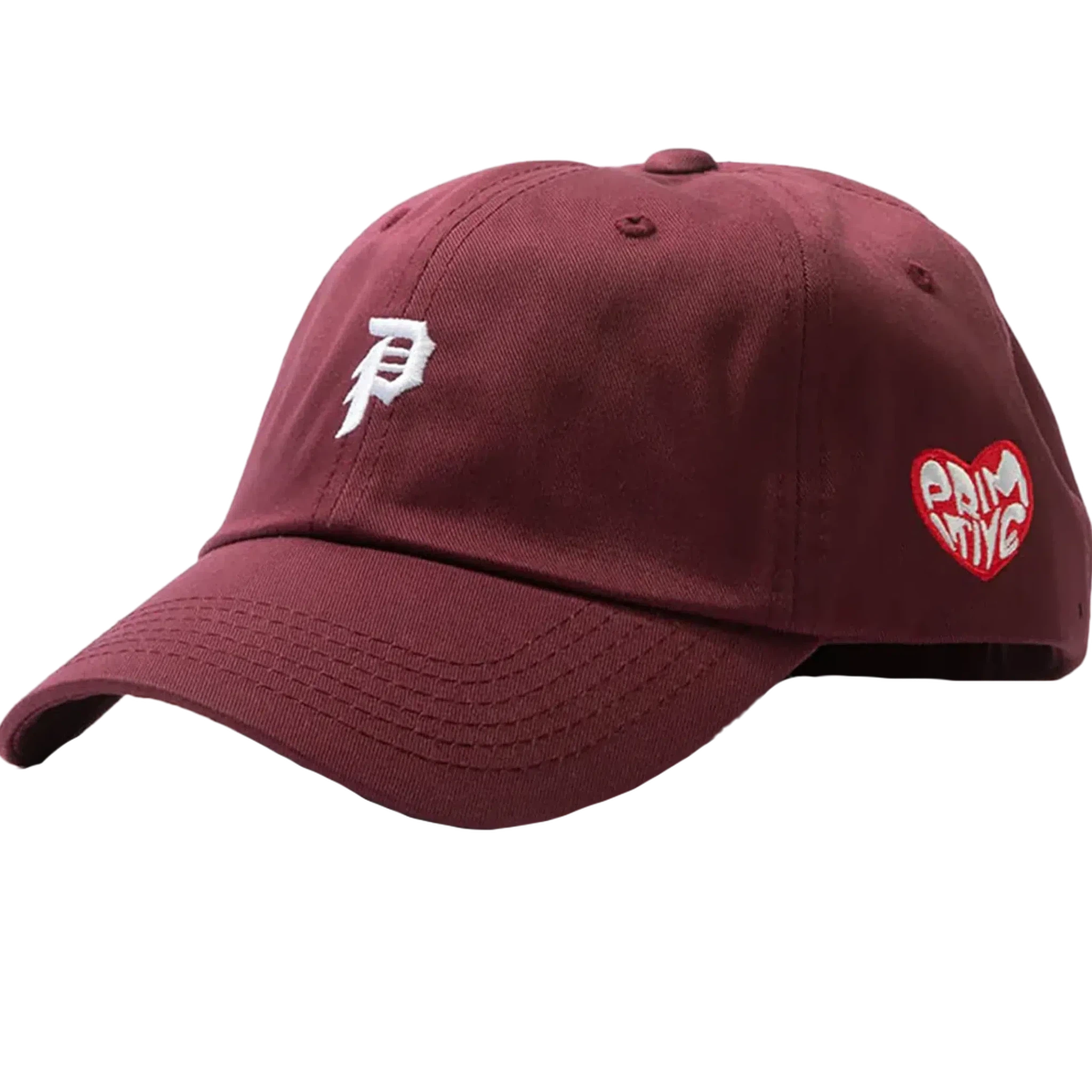 Primitive X Promises Adjustable Burgundy Strap Back Cap Dad Hat