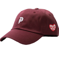 Primitive X Promises Adjustable Burgundy Strap Back Cap Dad Hat