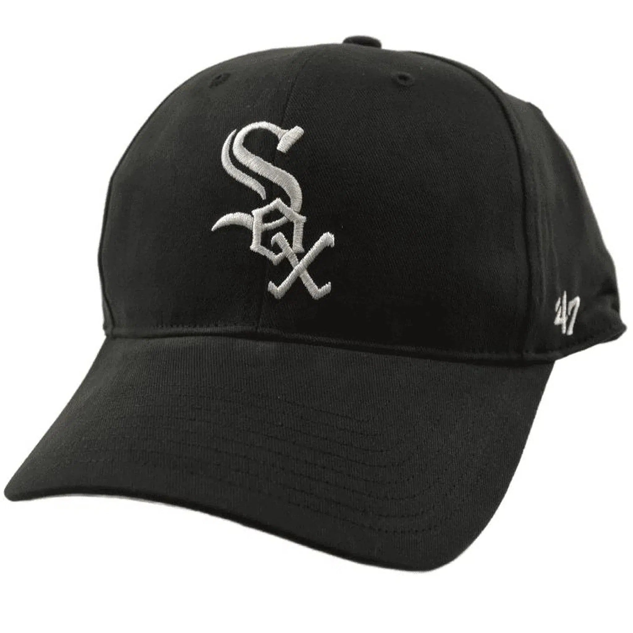 '47 Chicago White Sox MLB Baseball Black MVP Adjustable Cap Hat