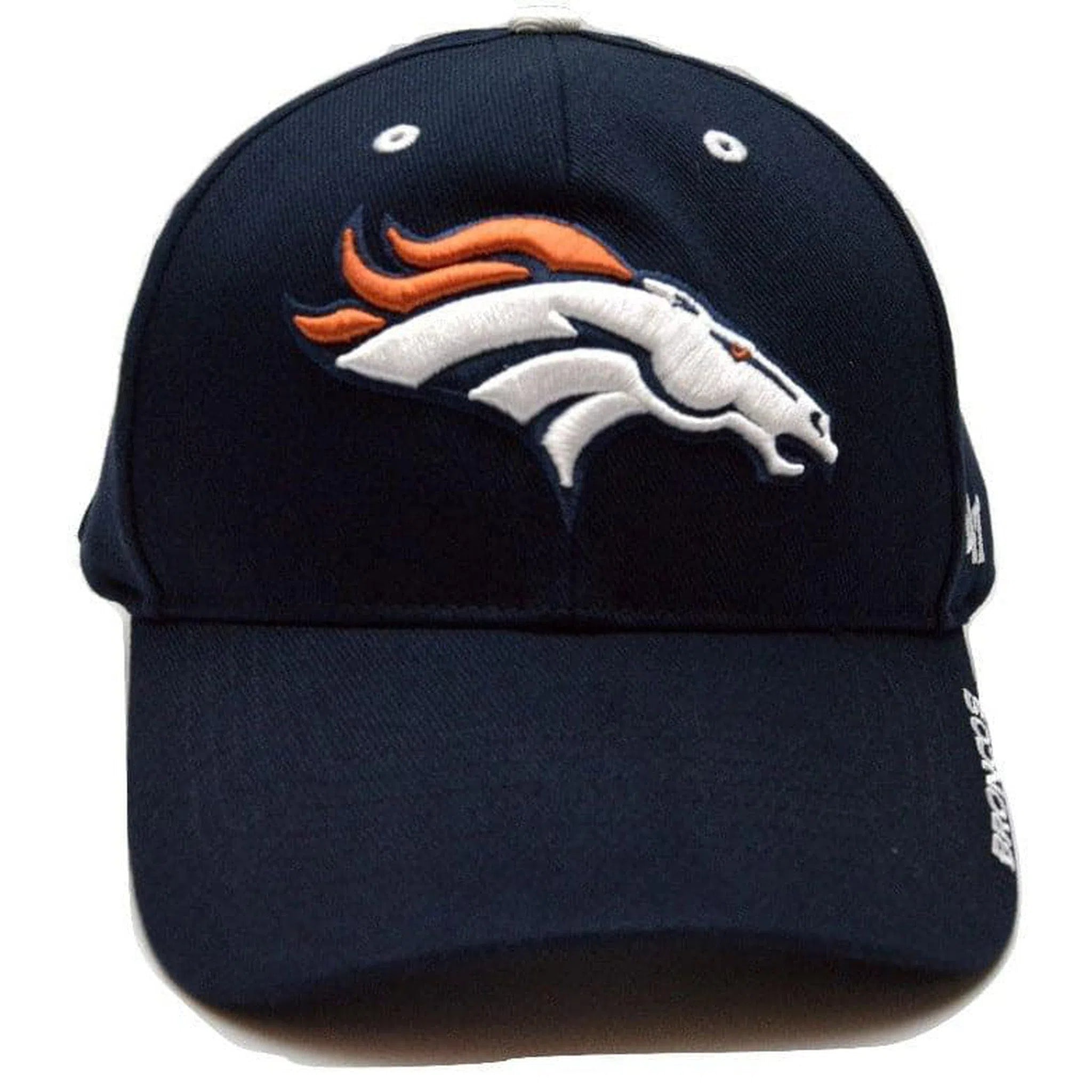 '47 Denver Broncos NFL Navy Blue Frost MVP Adjustable Football Cap