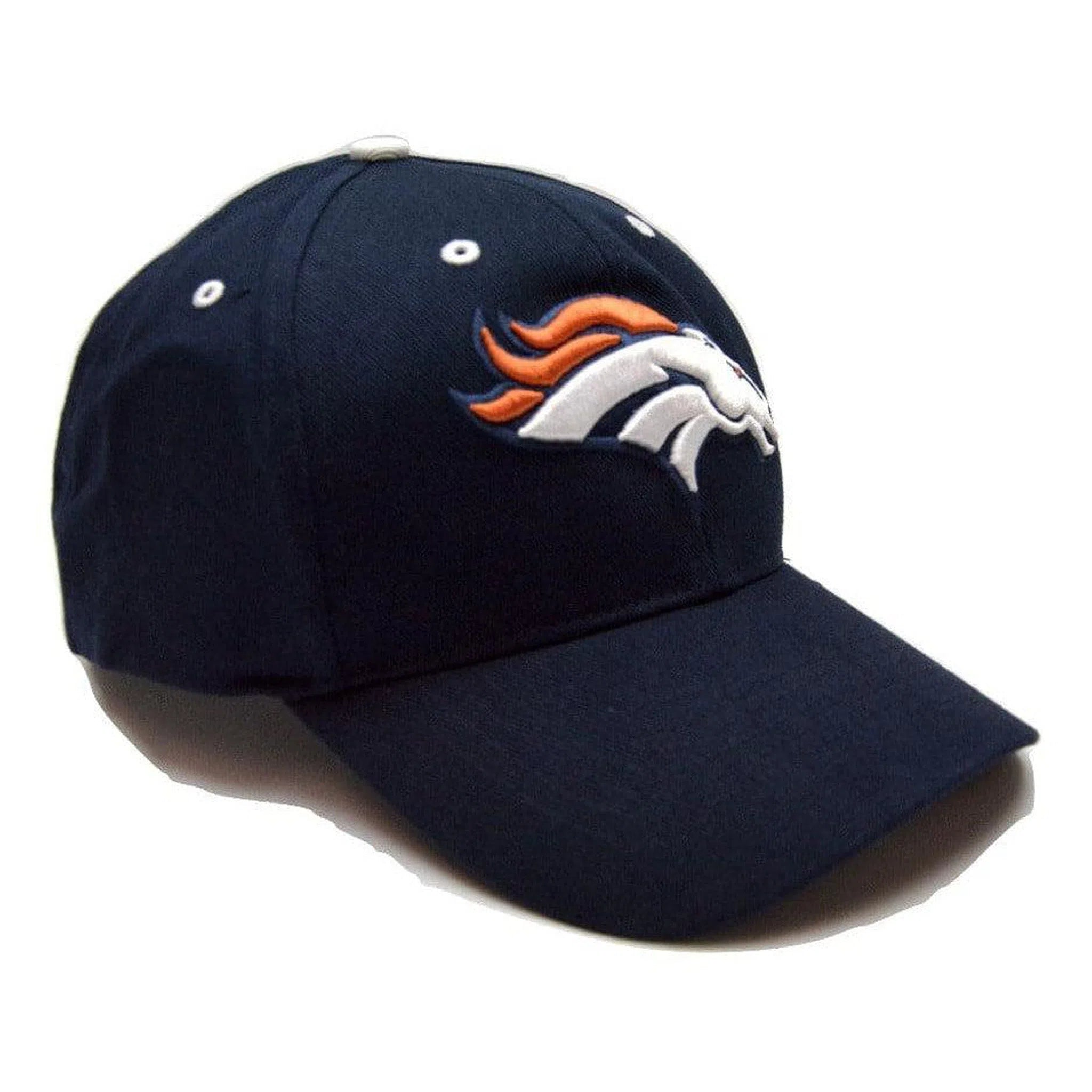 '47 Denver Broncos NFL Navy Blue Frost MVP Adjustable Football Cap