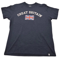 '47 Great Britain Blue Union Jack Flag Men's Soft Feel Cotton T-Shirt