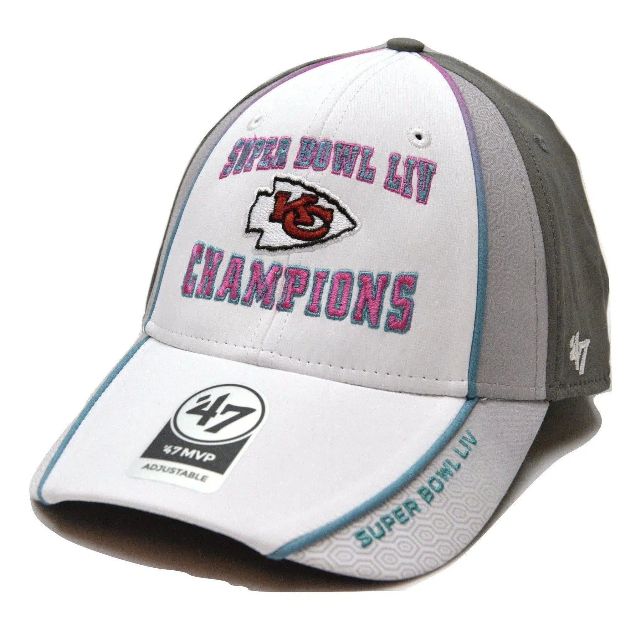 '47 Kansas City Chiefs NFL Superbowl LIV Champions MVP Adjustable Cap Hat