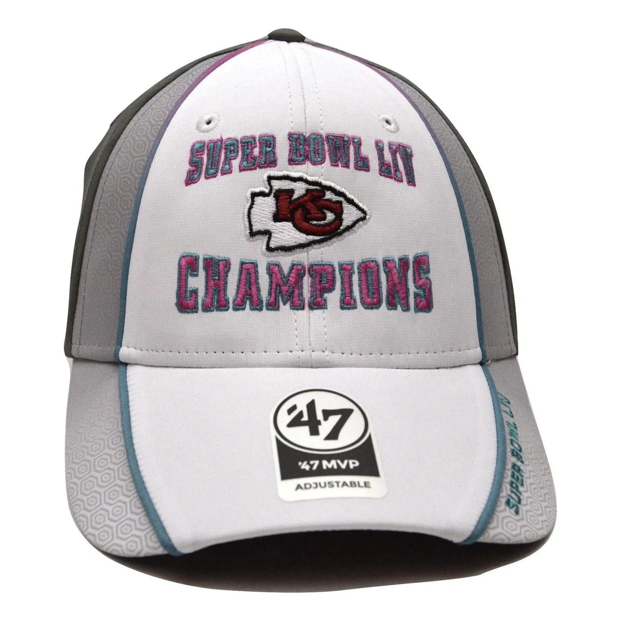 '47 Kansas City Chiefs NFL Superbowl LIV Champions MVP Adjustable Cap Hat