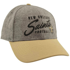 '47 New Orleans Saints Fenmore MVP NFL Football Gray & Gold Adjustable NFL Hat