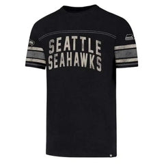 '47 Seattle Seahawks NFL Football Fall Navy Blue Title Tee Men's Large T- Shirt by '47