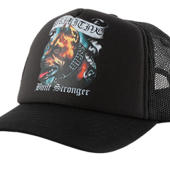 Primitive X Chopper Adjustable Black Snapback Cap, Trucker Hat